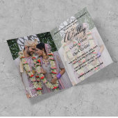 Elegantes indisches Foto Hochzeit Einladung