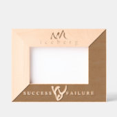 Elegantes individualisierbares Iceberg Artwork Geätzte Rahmen (Vorderseite)