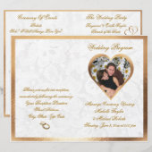 Elegantes individuell anpassbares Foto-Hochzeitspr (Vorne/Hinten)