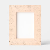 Elegantes Individuelle Name-Couple-Memory-Foto Geätzte Rahmen (Vorderseite)