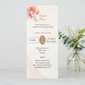 Elegantes, individuelles Brautparty Einladung (Stehend Vorderseite)