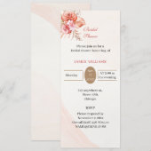Elegantes, individuelles Brautparty Einladung (Vorne/Hinten)