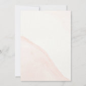 Elegantes, individuelles Brautparty mit Blumenrahm Einladung (Rückseite)