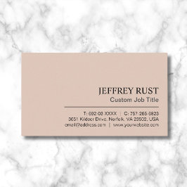 Elegantes, individuelles Einfaches Minimalistische Visitenkarte