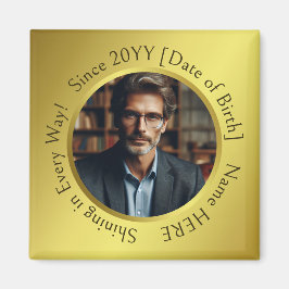 Elegantes, individuelles Foto für alle Gelegenheit Magnet