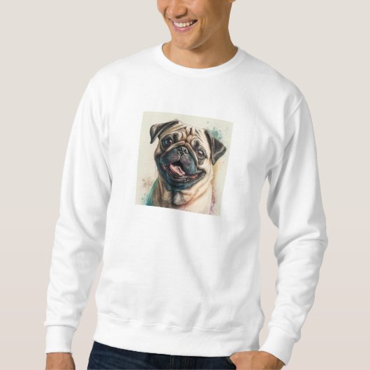 Elegantes individuelles Geschenk mit eigenem Foto Sweatshirt (Vorderseite)