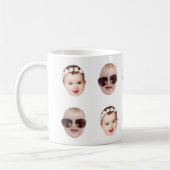 Elegantes, individuelles Gesicht mit Baby-Gesicht  Kaffeetasse (Links)