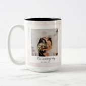 Elegantes individuelles Hochzeitsstil Zweifarbige Tasse (Links)