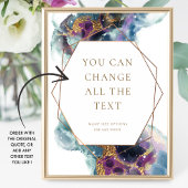 Elegantes individuelles Liebe Zitat, Himmelsschrei Poster