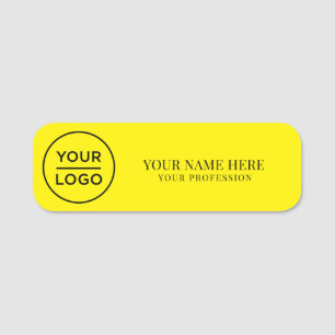 Elegantes, individuelles Logo-Mitarbeiter-Magnet-  Namensschild