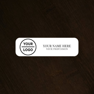 Elegantes, individuelles Logo-Mitarbeiter-Magnet, Namensschild