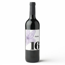 Elegantes individuelles Weinetikett, Party-Tafelsc