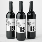Elegantes individuelles Weinetikett, Party-Tafelsc Weinetikett (Flaschen)