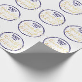 Elegantes, inspirierendes Preisgeschenk für Typogr Geschenkpapier (Ecke)