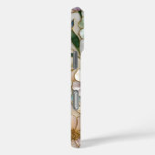 Elegantes iPhone Case mit Buntglas Soft Pastell Fl (Rückseite / Rechts)