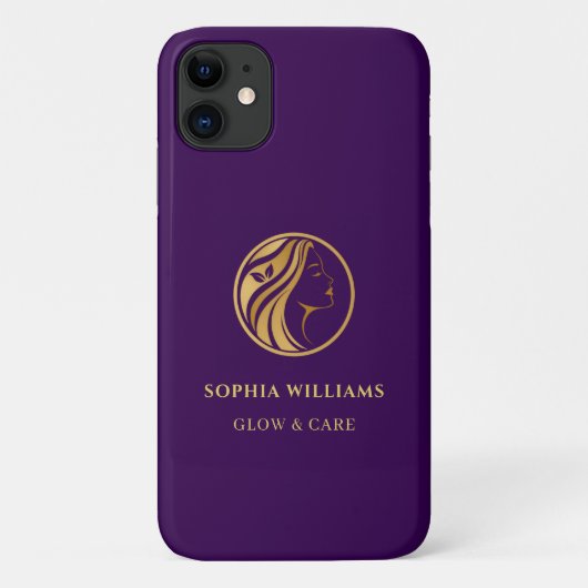 Elegantes iPhone-Case mit Firmenlogo für Werbezwec Case-Mate iPhone Hülle (Rückseite)