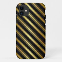 Elegantes iPhone mit Gold und Black Stripe