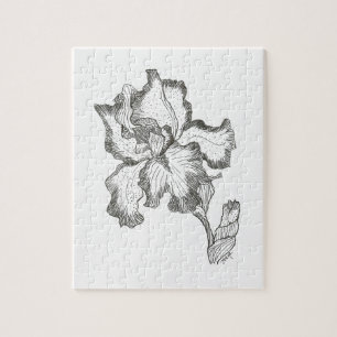 Elegantes Iris-Puzzle Puzzle