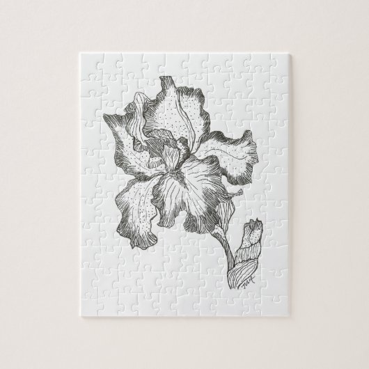 Elegantes Iris-Puzzle Puzzle (Vertikal)