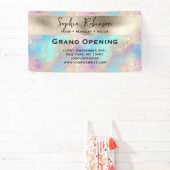 Elegantes Irisierungs- und Perlfolienzeichen Busin Banner (InSitu)