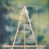 Elegantes islamisch-islamisches arabisches Party Acrylschild (Neutral)