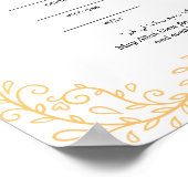 Elegantes islamisches Ehebescheinigungspaket Poster (Ecke)