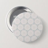 Elegantes islamisches Kunstdesign Button (Vorne & Hinten)