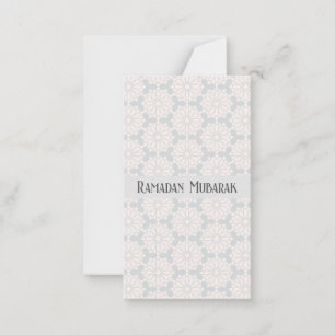 Elegantes islamisches Kunstdesign Mitteilungskarte