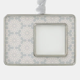 Elegantes islamisches Kunstdesign Rahmen-Ornament Silber
