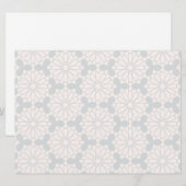 Elegantes islamisches Kunstdesign Save The Date (Vorne/Hinten)