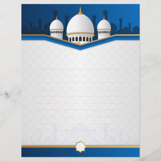 Elegantes islamisches Template Letterhead Briefbogen
