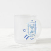 Elegantes Israel Mattiertes Glas und israelische F Mattglastasse (VorderseiteRechts)