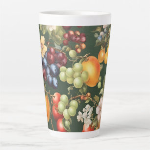 Elegantes italienisches Design mit Obst und Blume Milchtasse