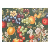 Elegantes italienisches Design mit Obst und Blume Tischdecke (Vorderseite (Horizontal))