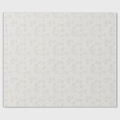 Elegantes Ivory Lace Look Wrapping Paper Geschenkpapier (Flach)