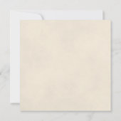 Elegantes Ivory White Rose Oval Foto Hochzeit Dankeskarte (Rückseite)