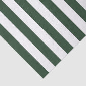 Elegantes Jäger-Muster, grün und weiß gestrichen Seidenpapier (Detail)