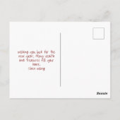 Elegantes Jahr der Schlange Chinesisches Neujahr Postkarte (Rückseite)