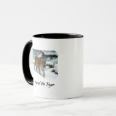 Elegantes Jahr der Tigerchinesischen Astrologie Tasse (Vorderseite Links)