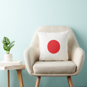 Elegantes Japan-Flagge Inspiriertes Minimales Kiss Kissen