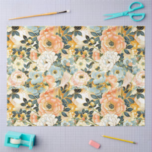 Elegantes japanisches Blumenzauber-Tissue Seidenpapier