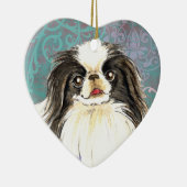 Elegantes japanisches Chin Keramik Ornament (Rechts)