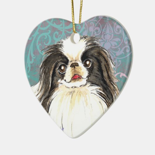 Elegantes japanisches Chin Keramik Ornament (Links)