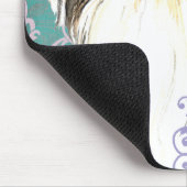 Elegantes japanisches Chin Mousepad (Ecke)