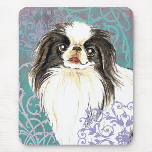 Elegantes japanisches Chin Mousepad (Vorne)
