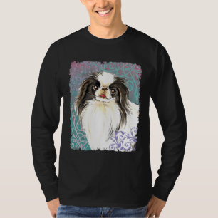 Elegantes japanisches Chin T-Shirt