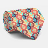 Elegantes japanisches Kimono-Designmuster Krawatte (Gerollt)