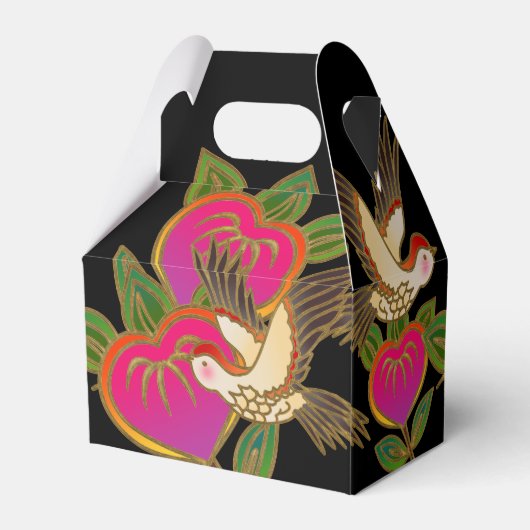 Elegantes japanisches Muster Gevor Box Geschenkschachtel (Rückseite)