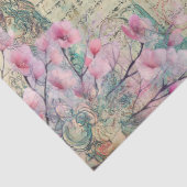 Elegantes japanisches Themed Decoupage Crafting Seidenpapier (Detail)