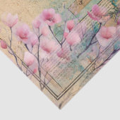 Elegantes japanisches Themed Decoupage Crafting Seidenpapier (Detail)